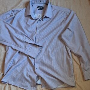 Nautica Men's Syretchy Checkered Dress Shirt